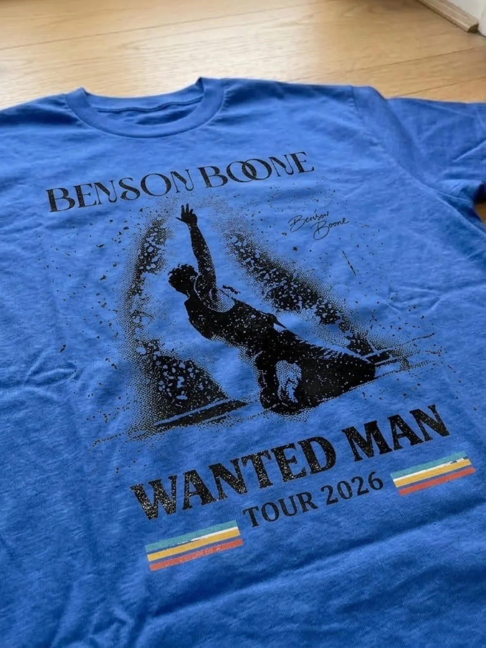 Gildan Benson Boone Wanted Man Tour Tee
